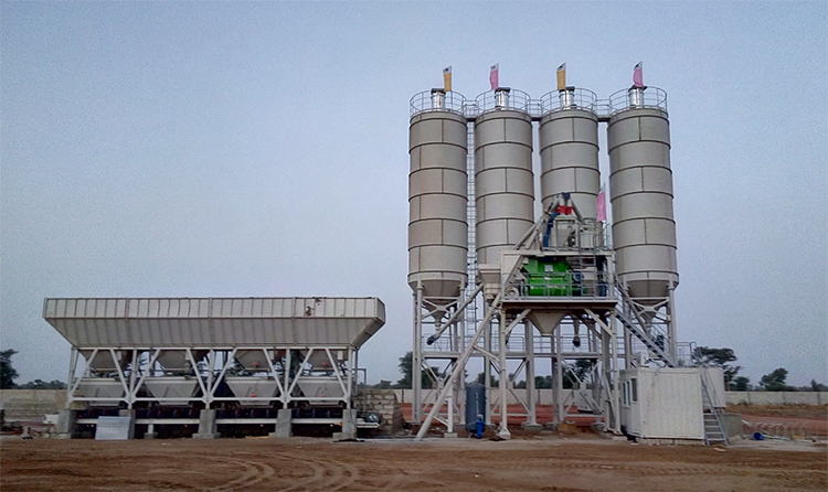 XCMG Factory HZS120V 120m3/h Dry Mix Concrete Batch Mix Plant Price